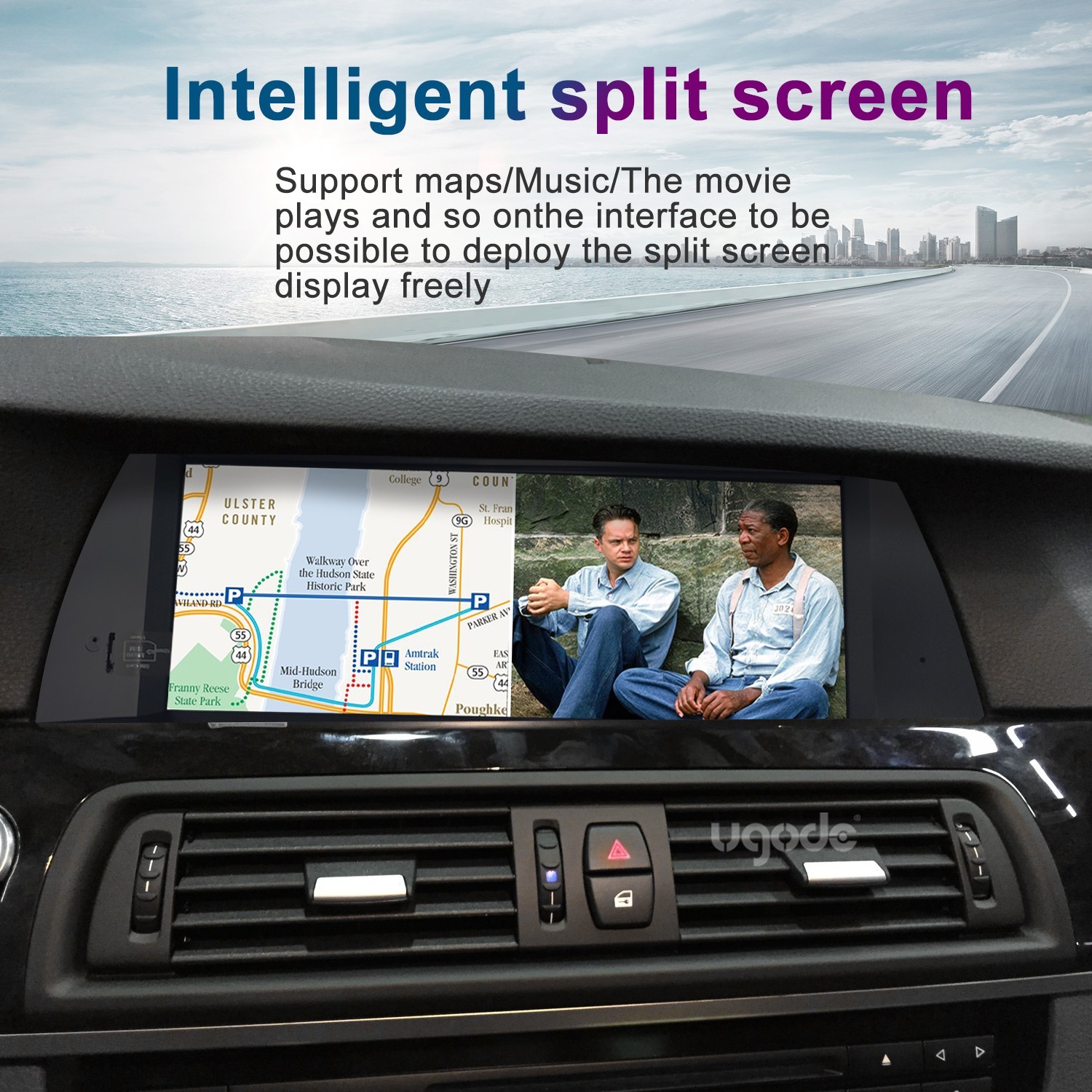 Ugode 10.25inch Android Screen Upgrade CarPlay GPS BMW 5 Series GT F07 NBT