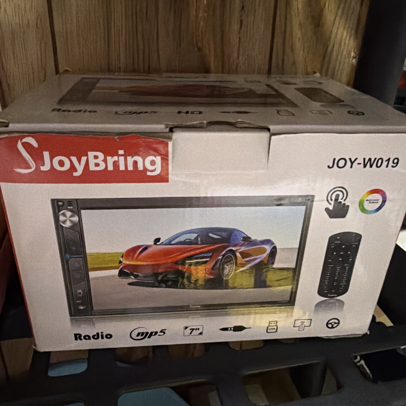 JoyBring JOY-W019 JOY-W019 7in Touchscreen 2 DIN Car MP5 Player USB Remote