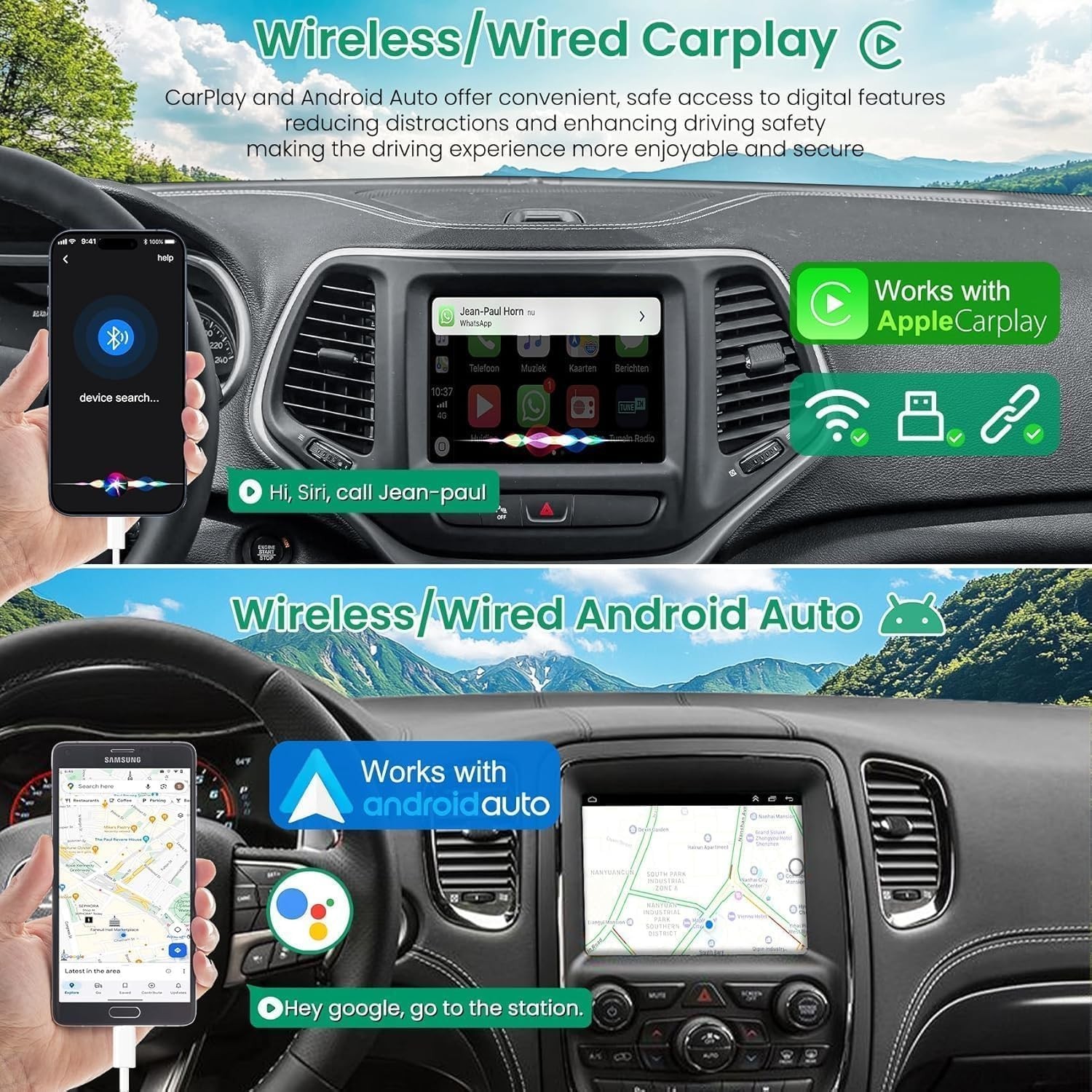 4G+64G Car Radio for Jeep Grand Cherokee 2014-2021, for Dodge Charger Challen…