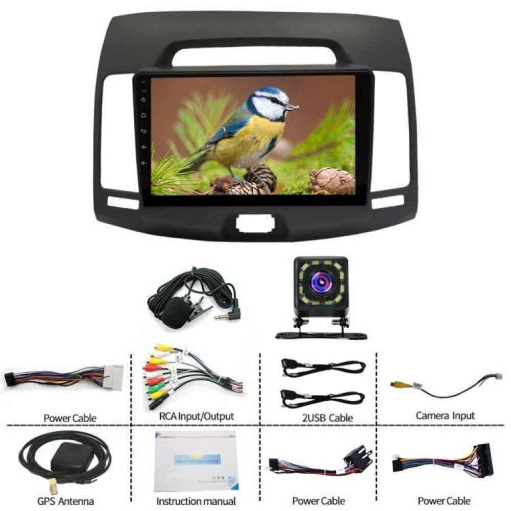 ANDROID 13 CAR STEREO FOR HYUNDAI ELANTRA 2006-2010 APPLE CARPLAY GPS 2GB+64GB