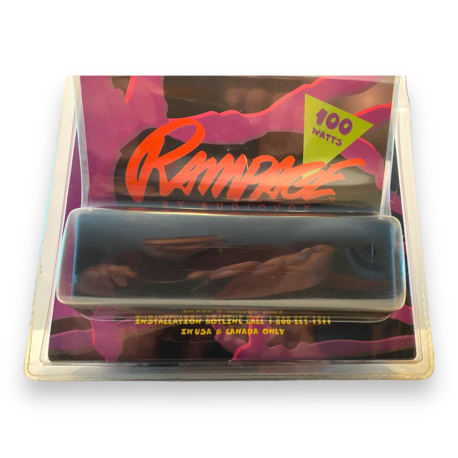 RAMPAGE AUDIOVOX ACD-22M 100 Watt AM/FM/MPX Stereo w/ CD Player Detachable Face