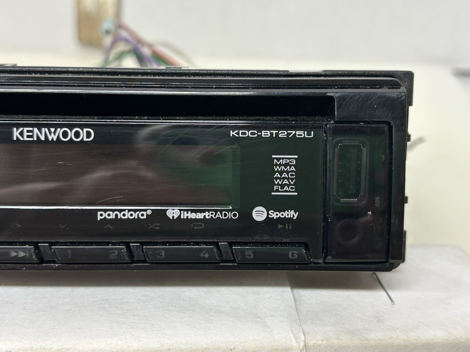 Kenwood CD Receiver with Bluetooth (KDC-BT275U) Pre-owned Not Tested