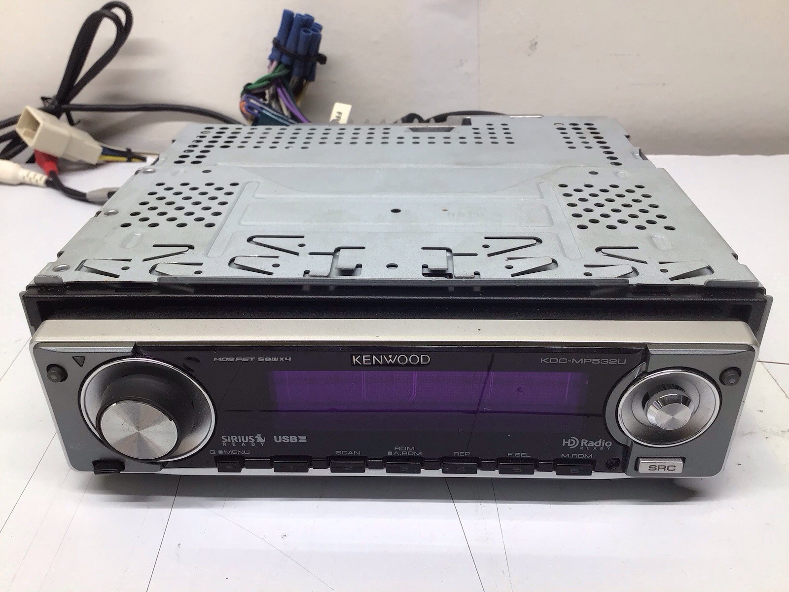 Kenwood KDC-MP532U CD Player/USB In Dash Receiver Complete W/Remote, Manual, Box