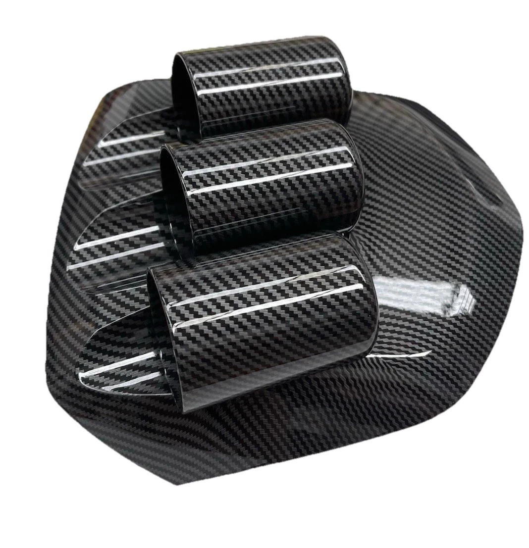 TRIPLE GAUGE TOP HAT FOR FG MK II (Piano Black, Grey, or Carbon Fibre )