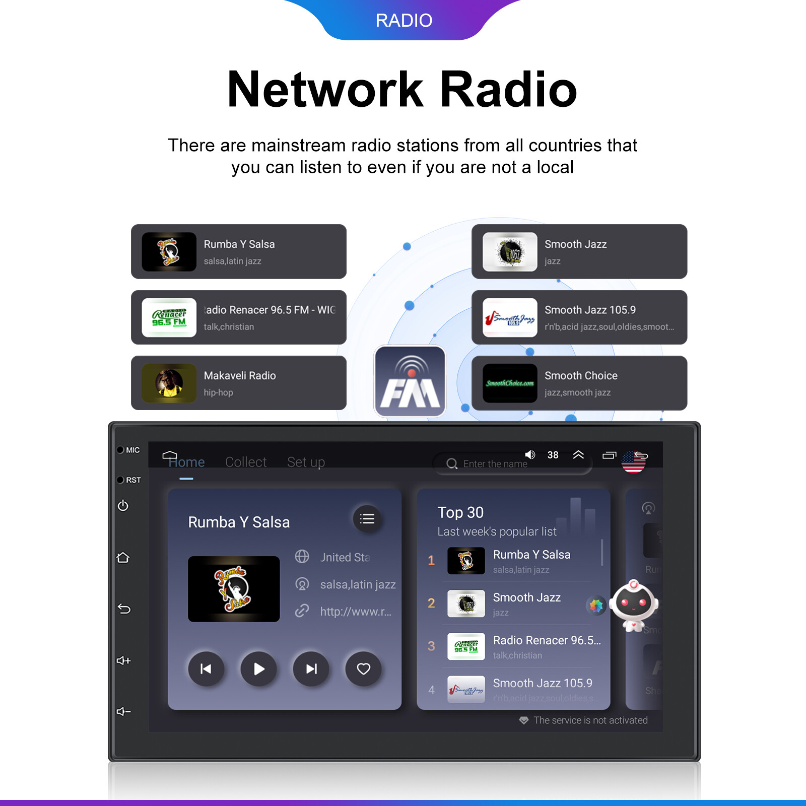 7″ Android 13 Carplay Double 2 Din Car Stereo Radio 4G+64G 8 Core GPS DSP Camera