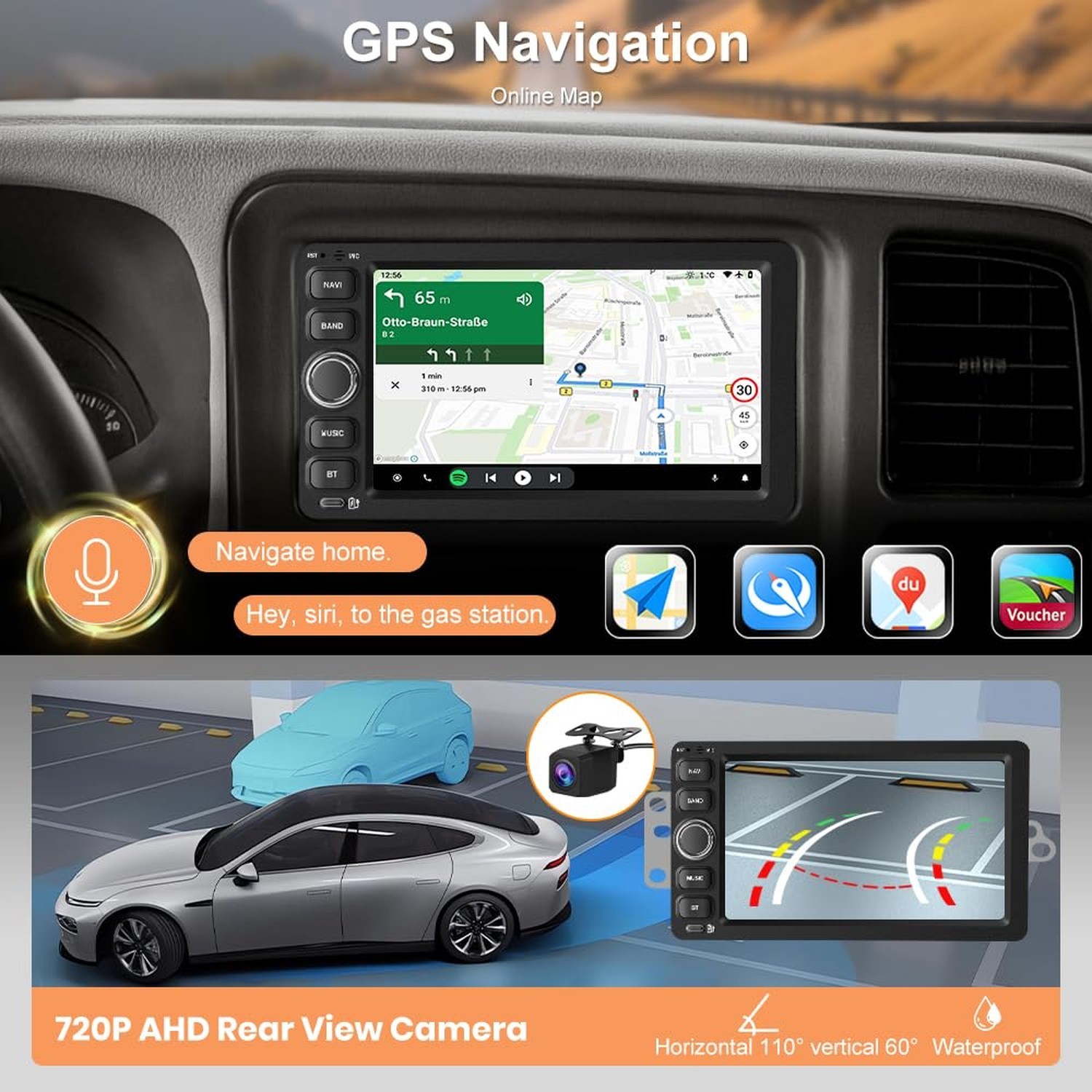 [2G+64G] Vratzn Android 13 Car Radio Stereo for 2003-2006 Chevrolet Chevy Sil…