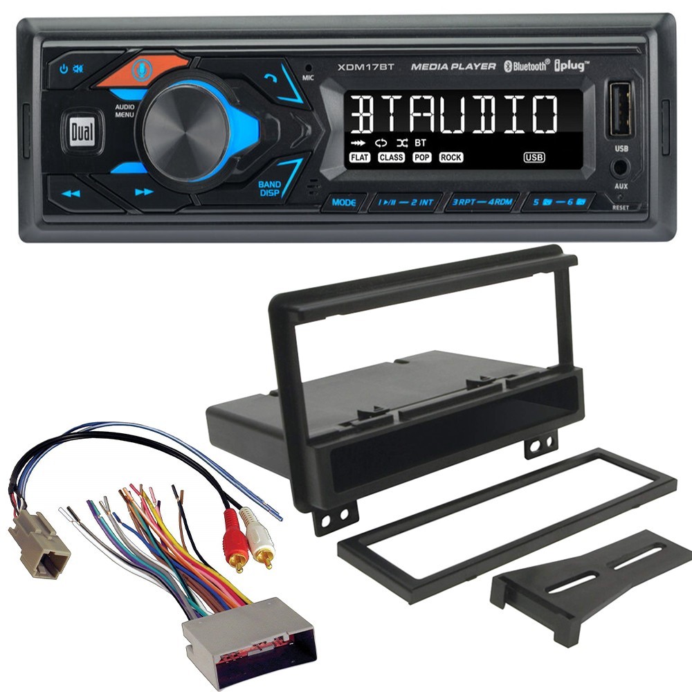 For 2001-2004 Ford Mustang w/MACH Audio Bluetooth AM/FM Car Stereo Dual XDM17BT