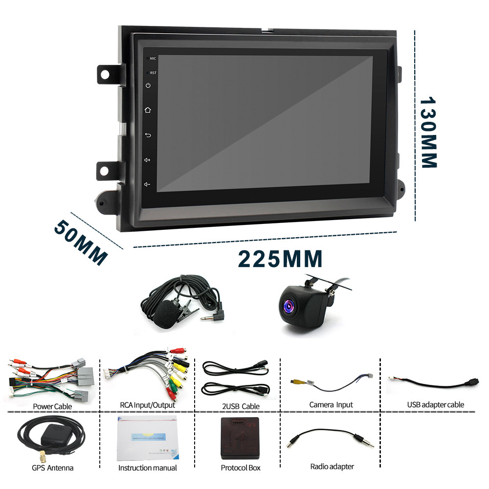 Apple Carplay For 2004-2008 Ford F150 F-150 Car Radio Android 13 GPS Navi Player