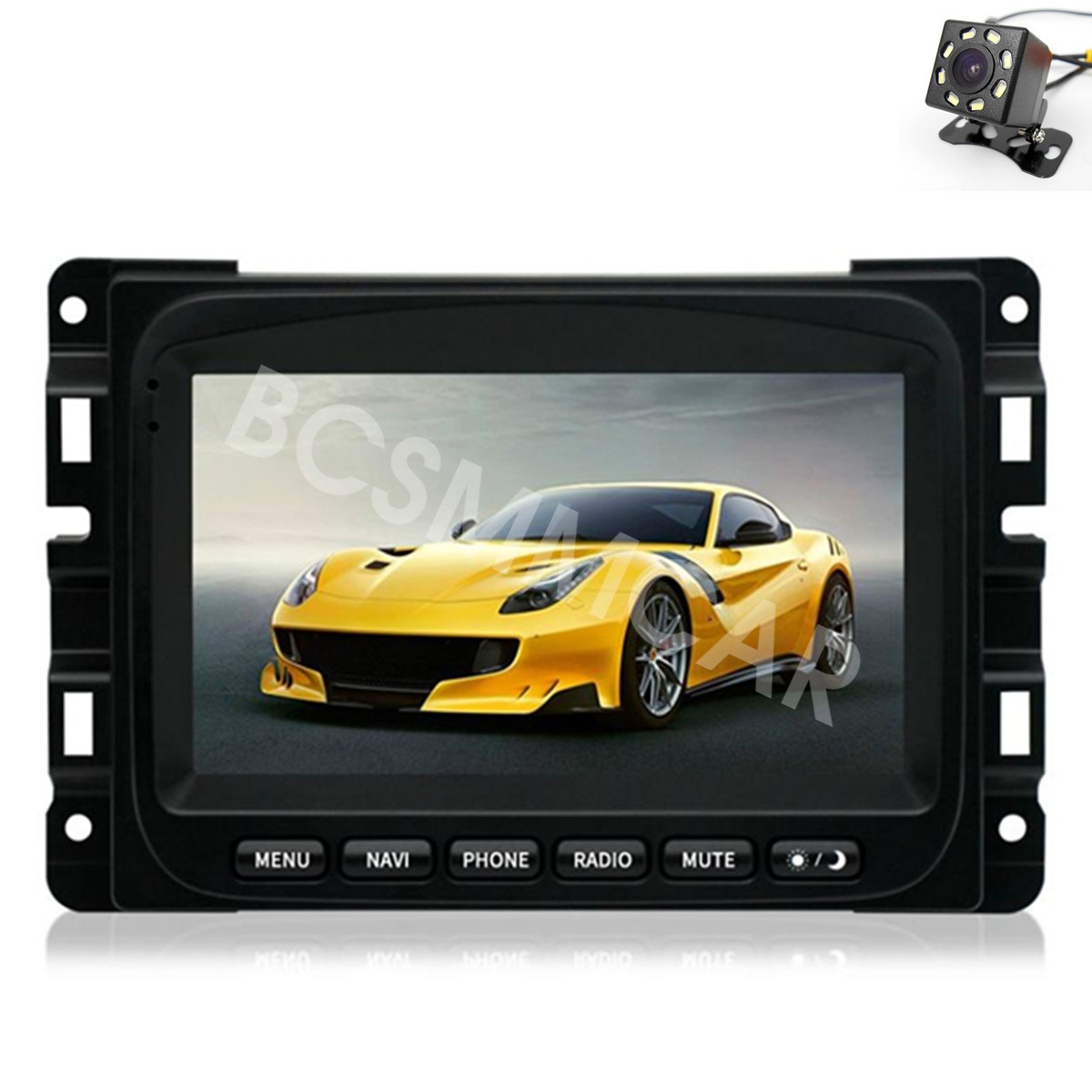 Car Stereo Radio Player GPS Navi WIFI BT W/Camera Fit For Dodge RAM 2013-2018