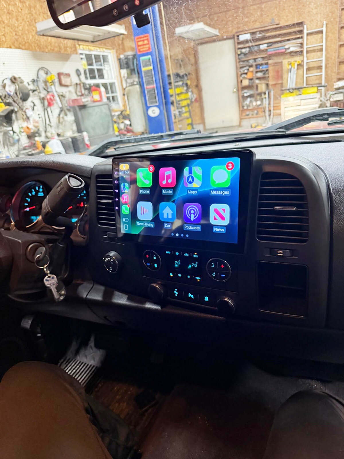 For GMC Yukon Chevy Silverado Android 14 Car Stereo Radio GPS BT with Mic Camera