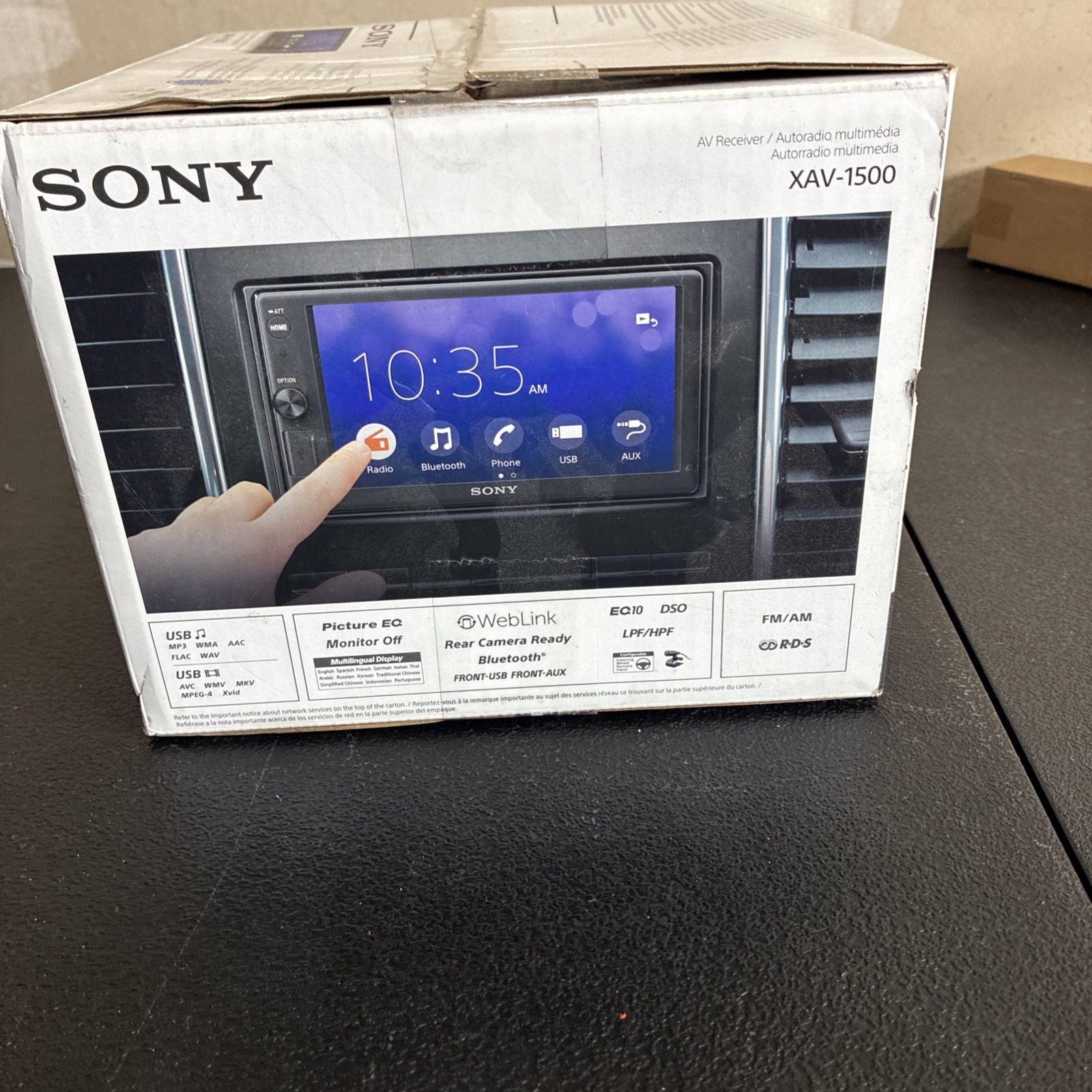 Sony XAV-1500 6.2” 55W Touch Screen Digital Receiver
