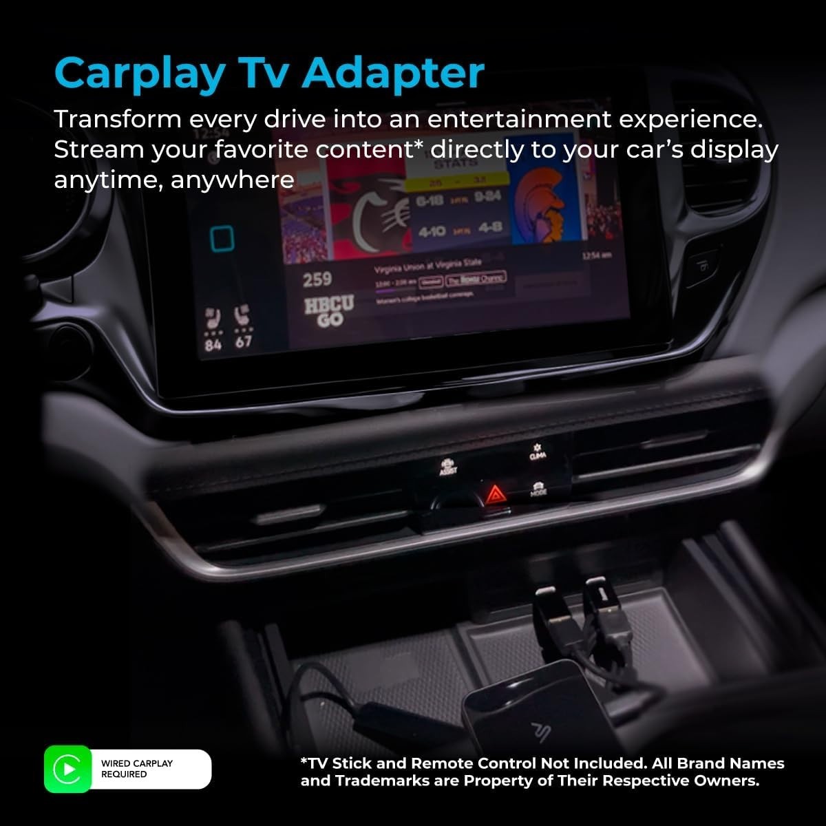 New CarPlay TV Adapter Streaming on the Go, Netflix and Youtube in Your Car