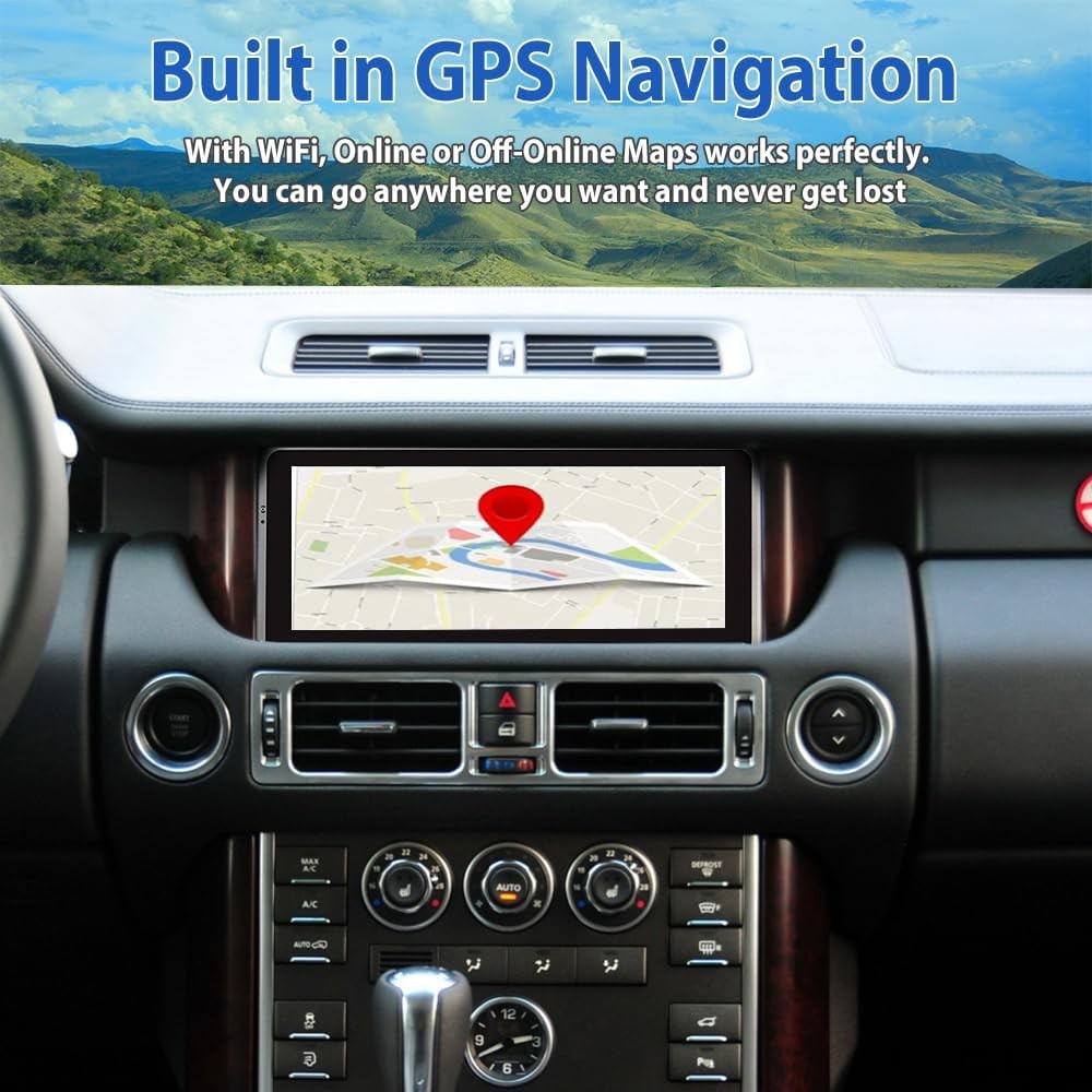 10.25″ Vertical Android Radio For Land Range Rover V8 L322 2005-2012 4+46GB