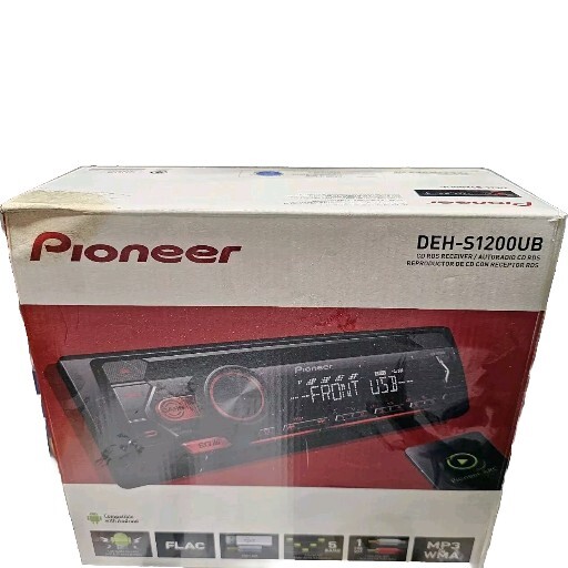 Pioneer DEH-S1200UB Single 1 DIN CD MP3 Player For Android MIXTRAX USB AUX