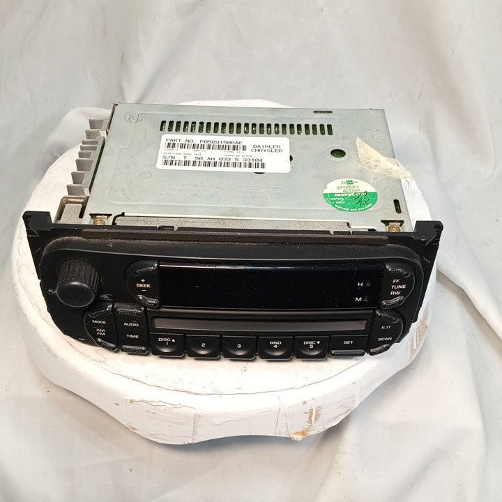 Car Stereo CD Cassette AM FM Chrysler OEM 56038518AE Dodge Jeep Fully Tested