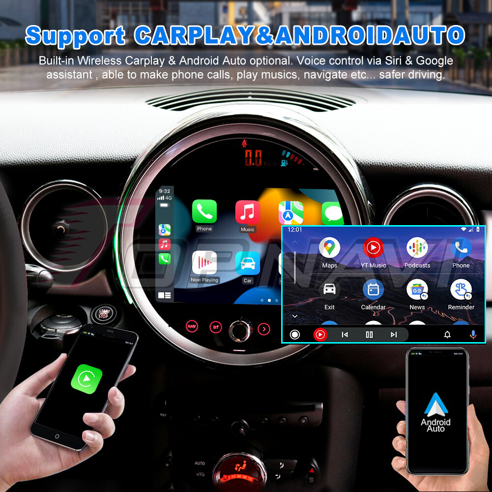 9″Car Media Player for BMW Mini Cooper R56 2011-2016 HD Radio GPS Navi DSP WiFi