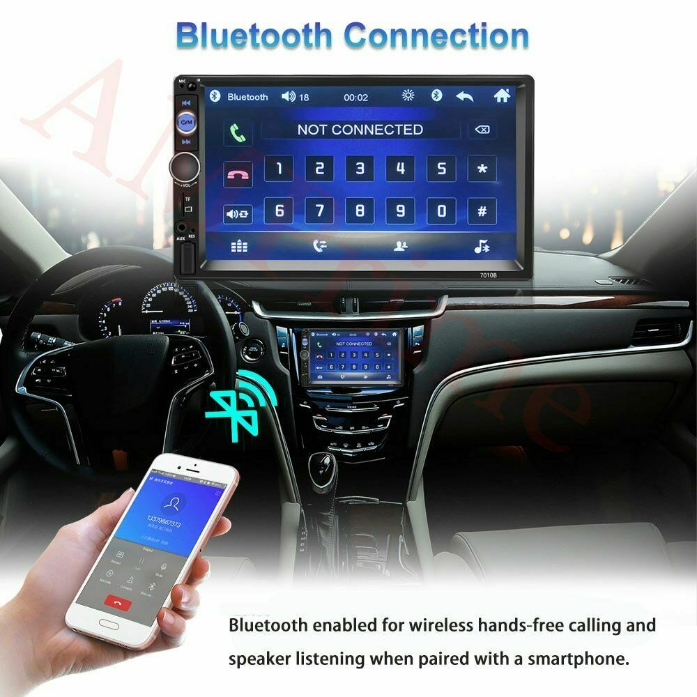 7″ Inch 2Din Car Stereo Radio HD Mp5 Player Touch Screen Bluetooth Radio &Camera