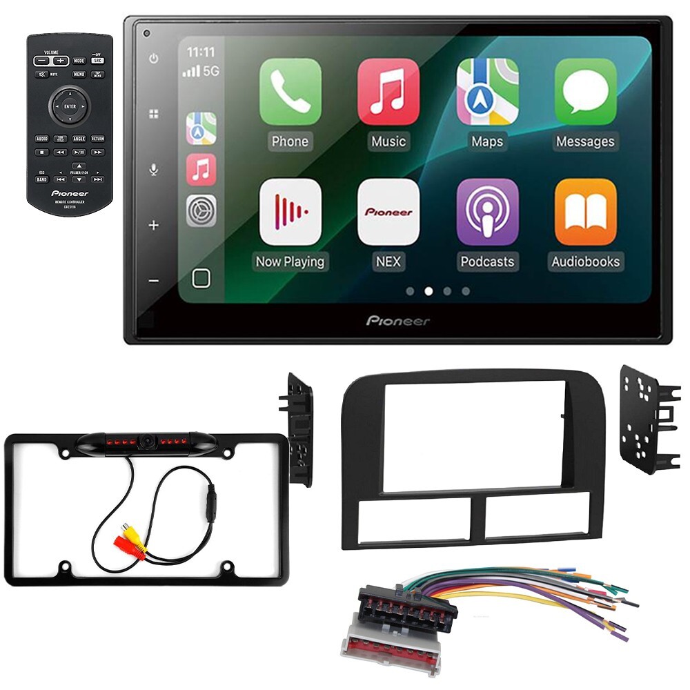 Pioneer DMH-1800NEX Double DIN Apple CarPlay Stereo for 1999-2001 Grand Cherokee