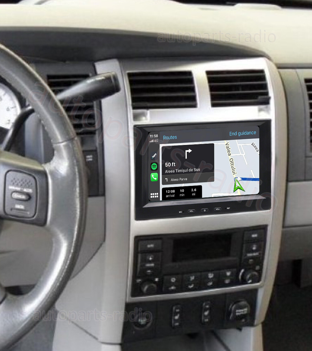 2+32G Radio de coche Android 14 para 2004-2009 Dodge Durango Carplay GPS estéreo
