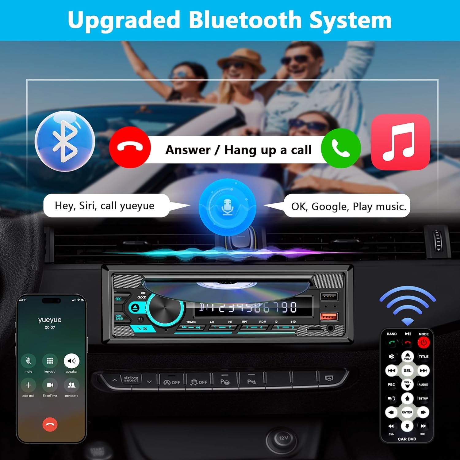 Single Din Car Stereo & Car Radio with CD/DVD Player – Upgrade Your Classic C…
