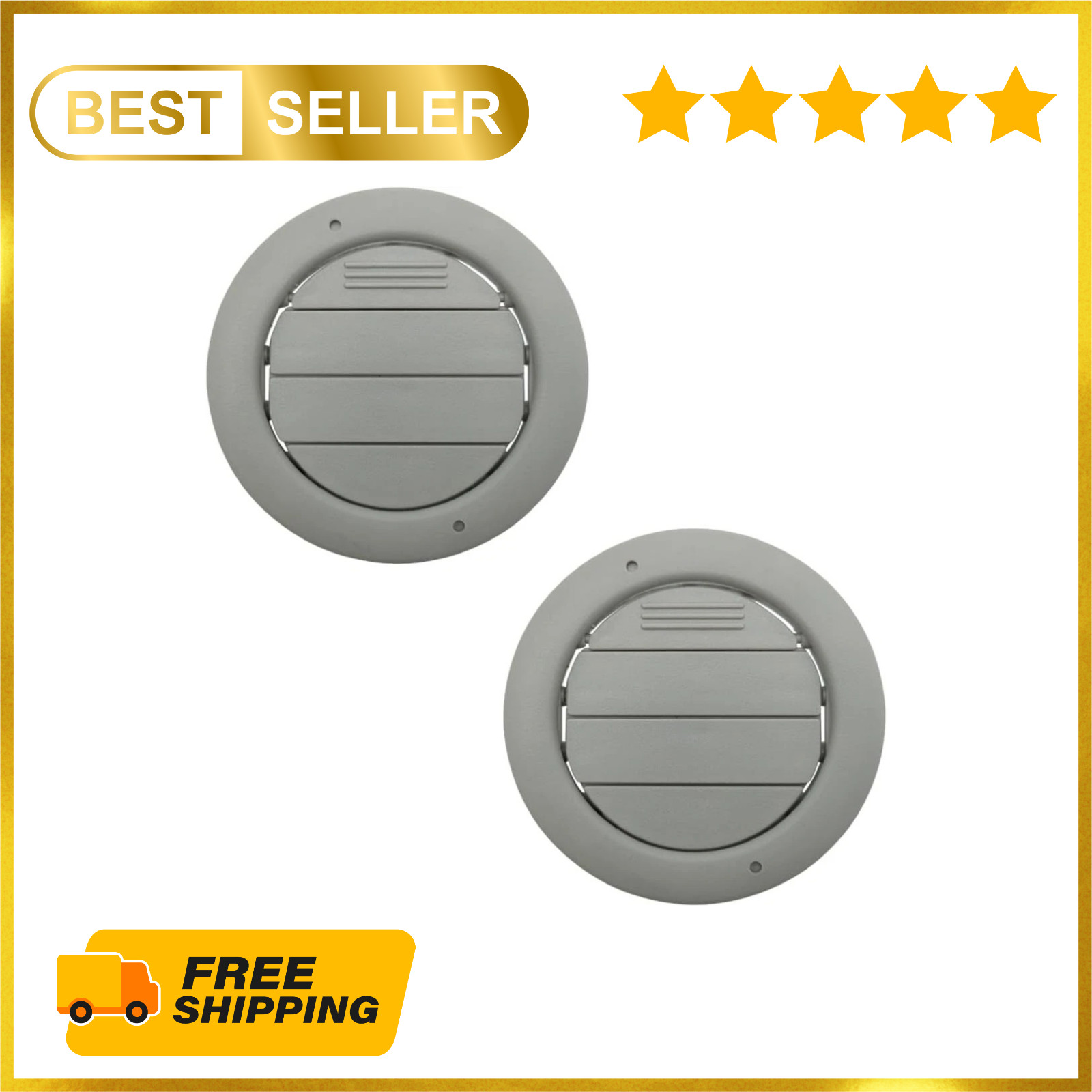 2PCS Roof Headliner AC Heater Air Vents Compatible with Ford Transit 2015 to 202
