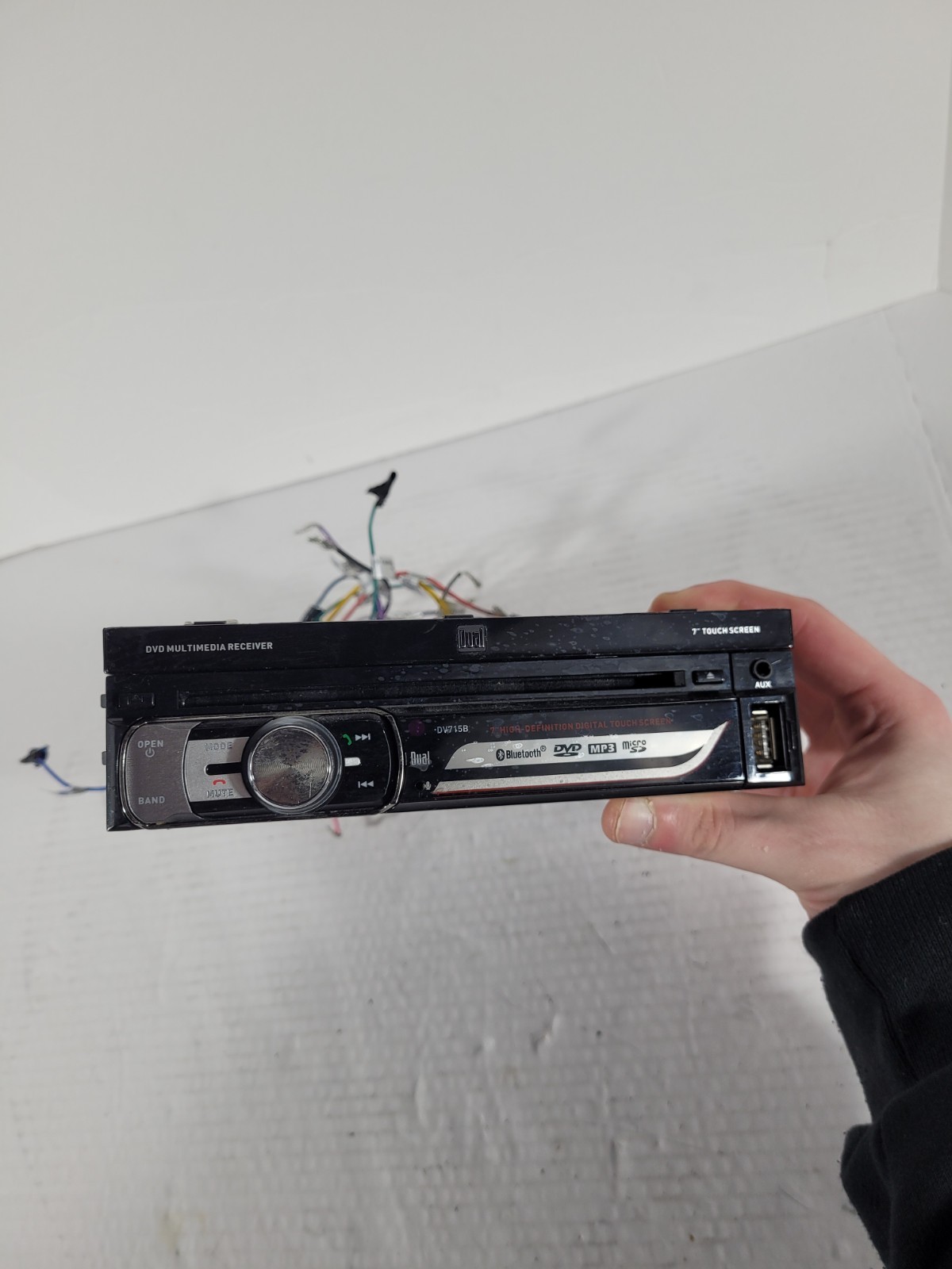 Dual In Dash Receiver Only No Screen DV715B Works Ships Free