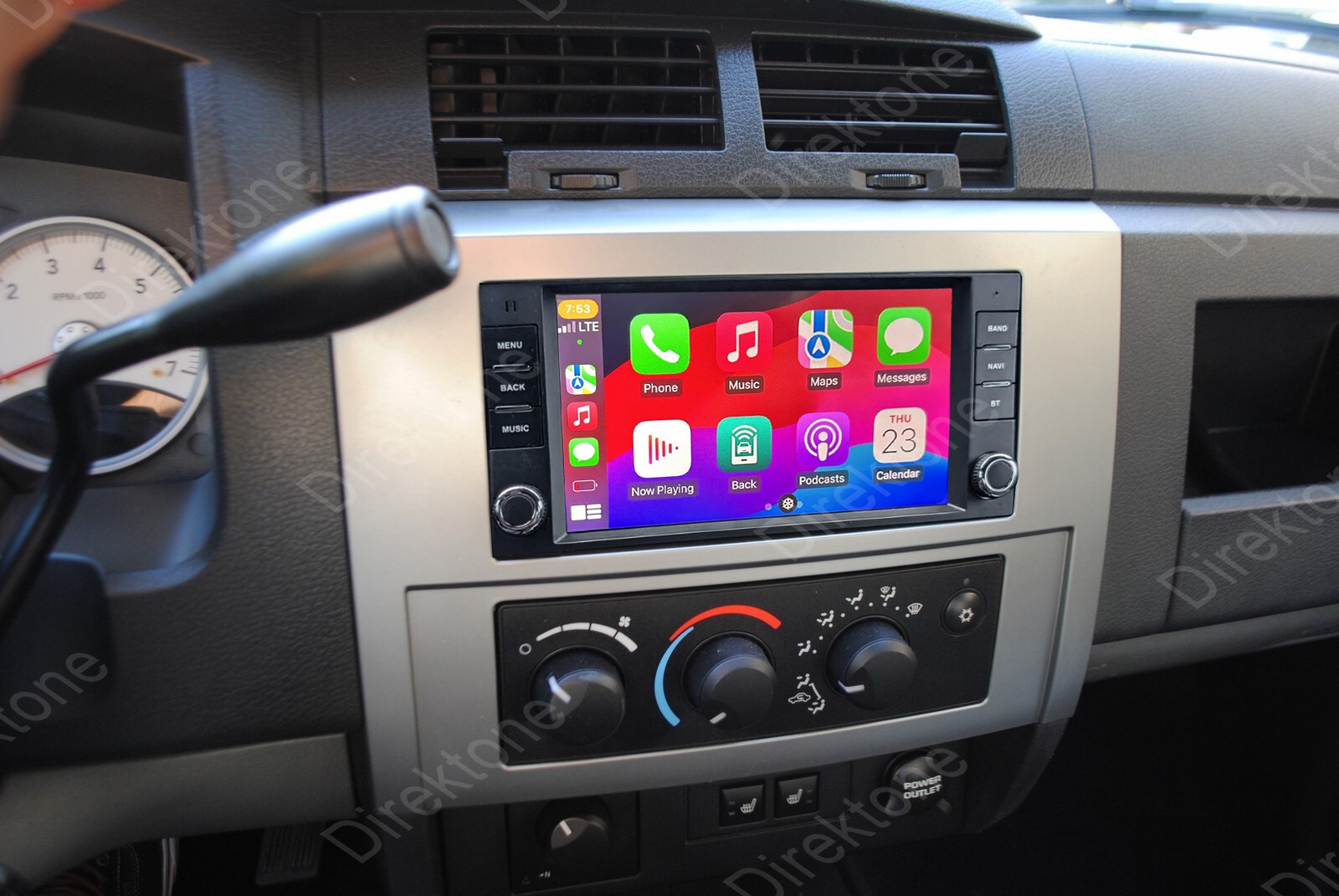 For 2005 2006 2007 2008-2011 Dodge Dakota Android GPS Car Stereo Radio & CarPlay