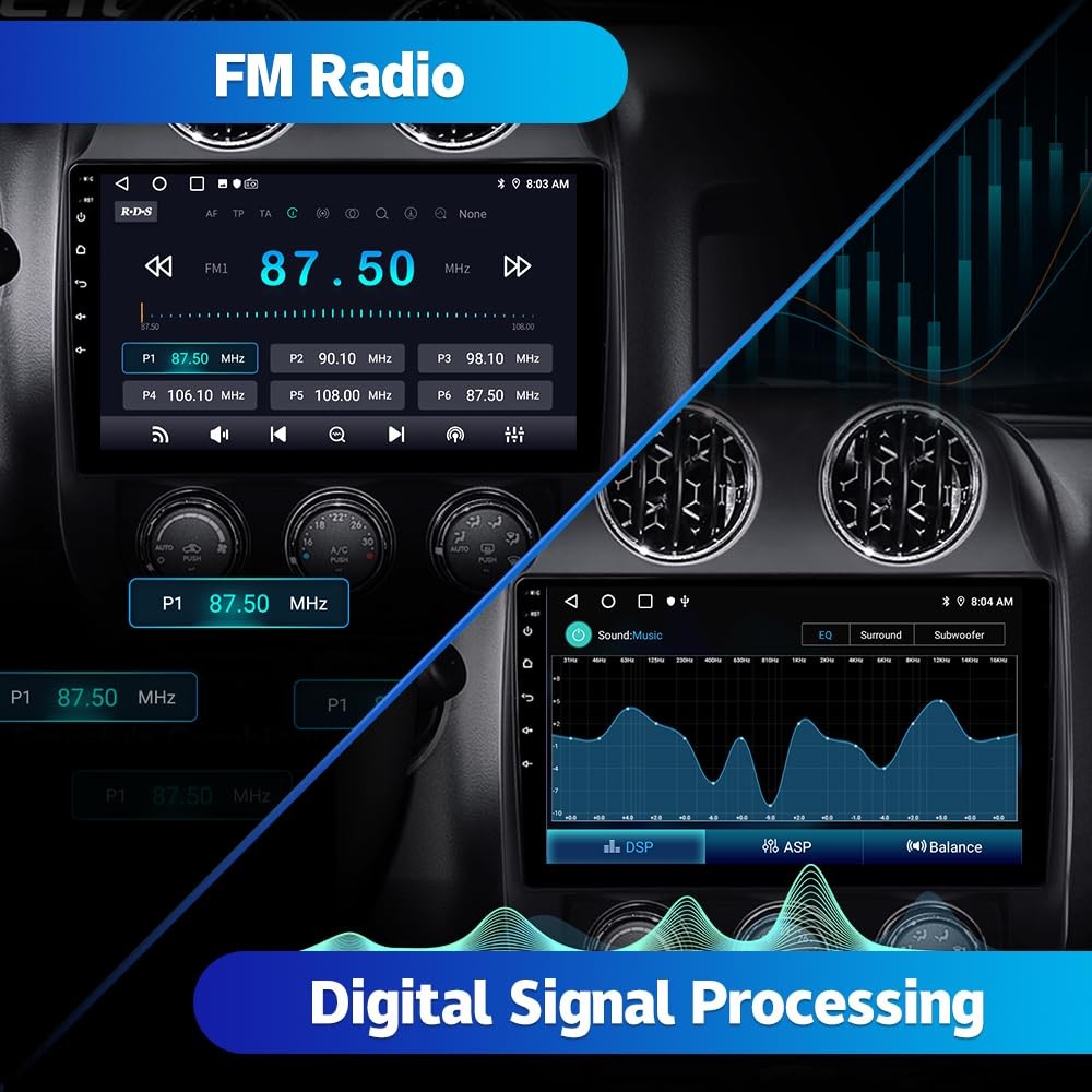 Vratzn 10.1″ Car Radio 2+32G for Jeep Patriot Compass 2010-16