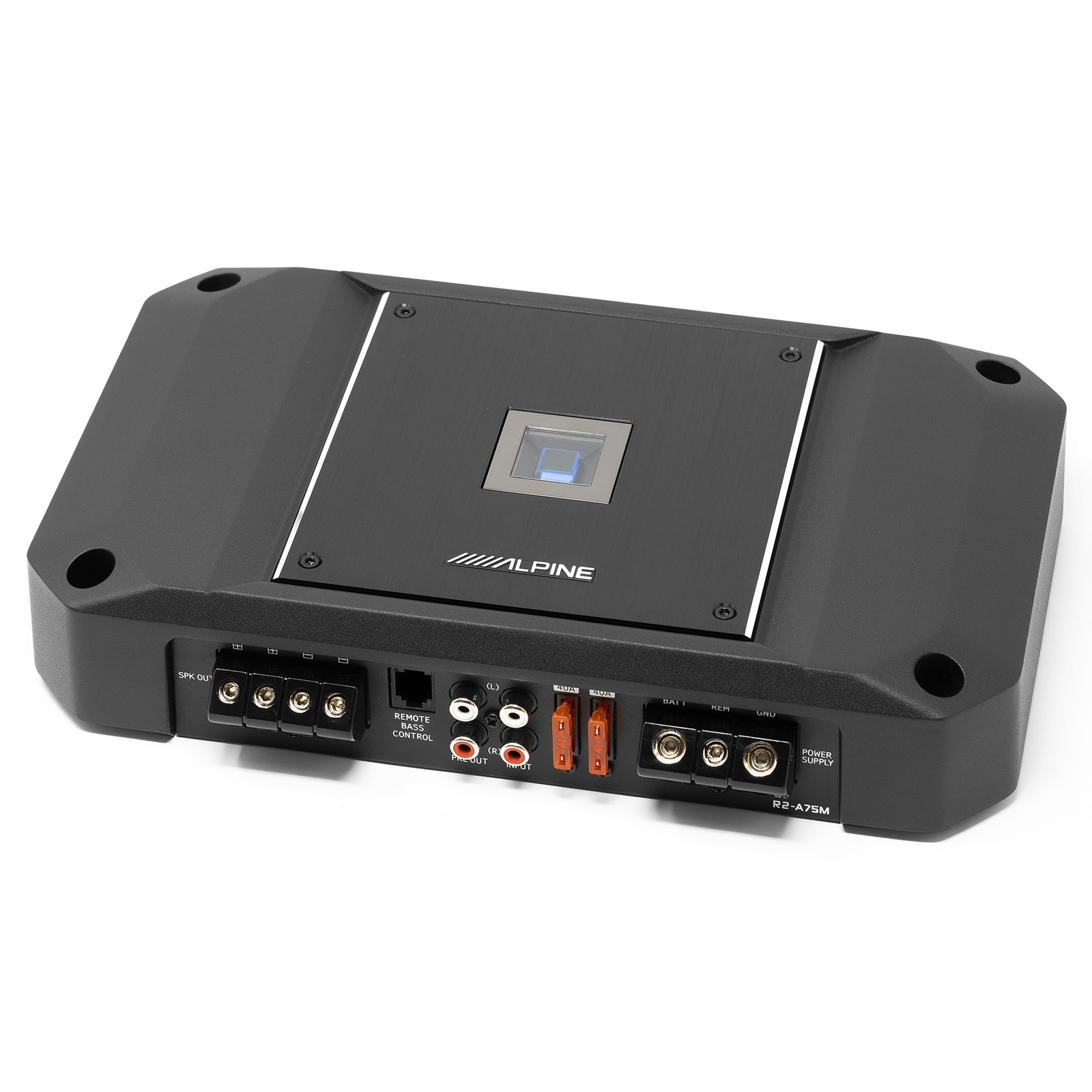 Alpine R2-A75M 750W R Series Mono Subwoofer Amplifier + SoundBox TCK4 Wiring Kit
