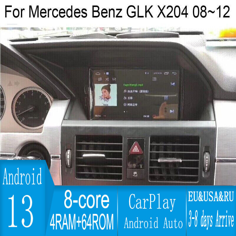 Car Android Gps Navigation Bluetooth For Mercedes Benz Glk X204 2008~2012 Radio