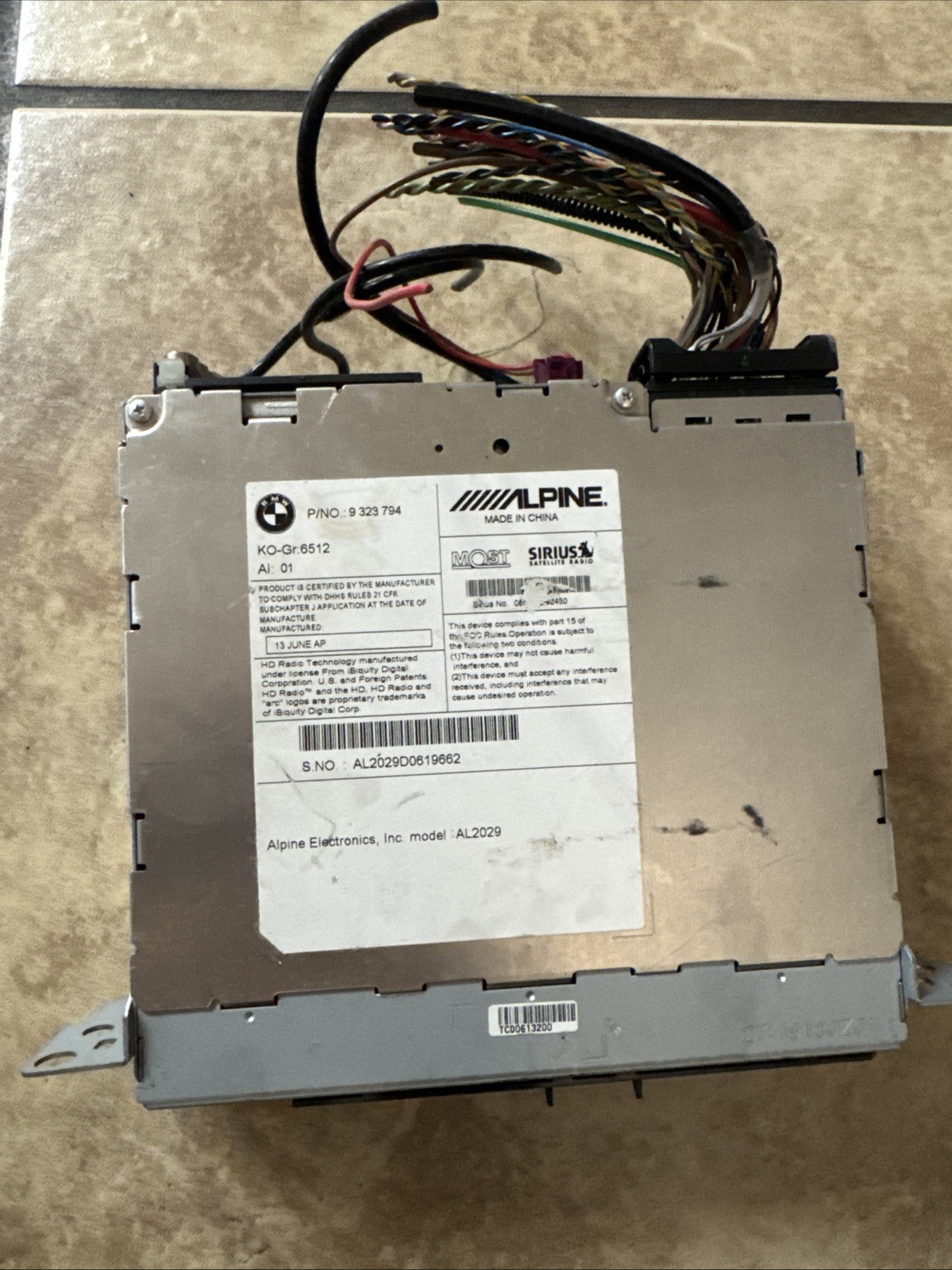 BMW X3 X5 2014 2015 2016 NAV Navigation CD DVD Drive 9323794 / 65129323794
