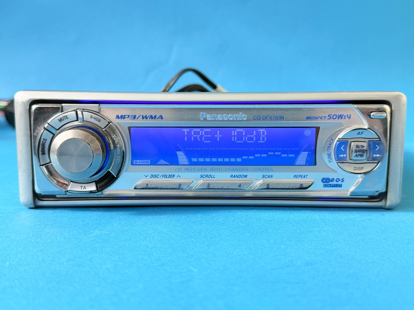 Panasonic CQ-DFX783N Car CD Player Stereo Radio Detachable Face Tested