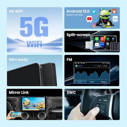 8Core 64GB Car Radio Stereo for Dodge RAM 1500 4GB+64GB with Backup Camera
