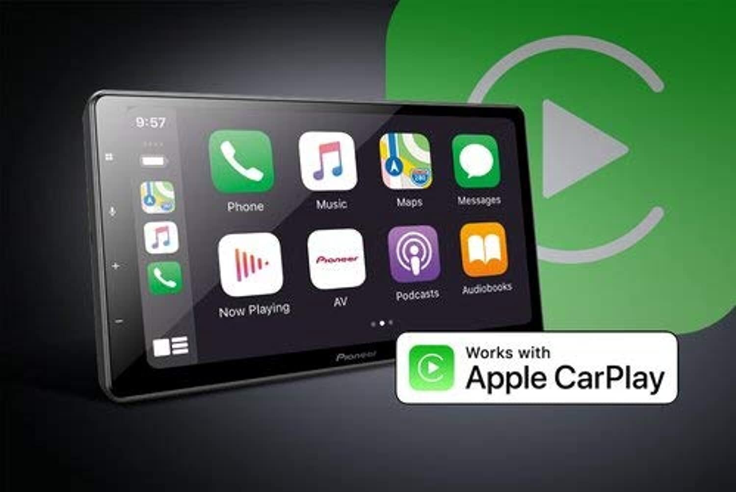 Pioneer DMH-ZF9350BT 9″ HD Floating AV Receiver Wireless Apple CarPlay Android