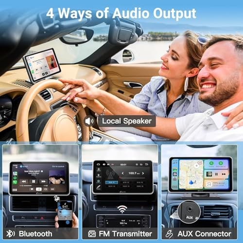 Portable Wireless CarPlay Screen for Car- 7 Inch Car Play Screen 7 inch