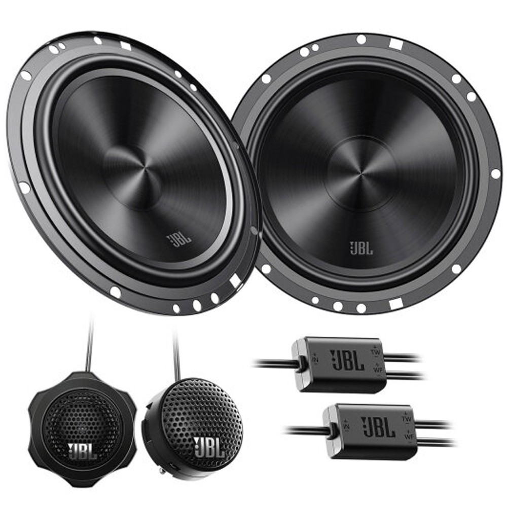 JBL Bluetooth FM MP3 Car Stereo | 6.5″ JBL Stage265C Component Speakers 720W