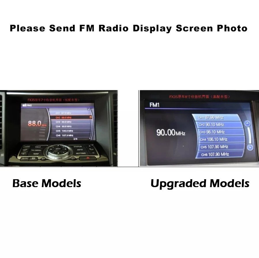 12.1″ For Infiniti G35/37 2007-2013 Car Radio Stereo Carplay Tesla Style upgrade