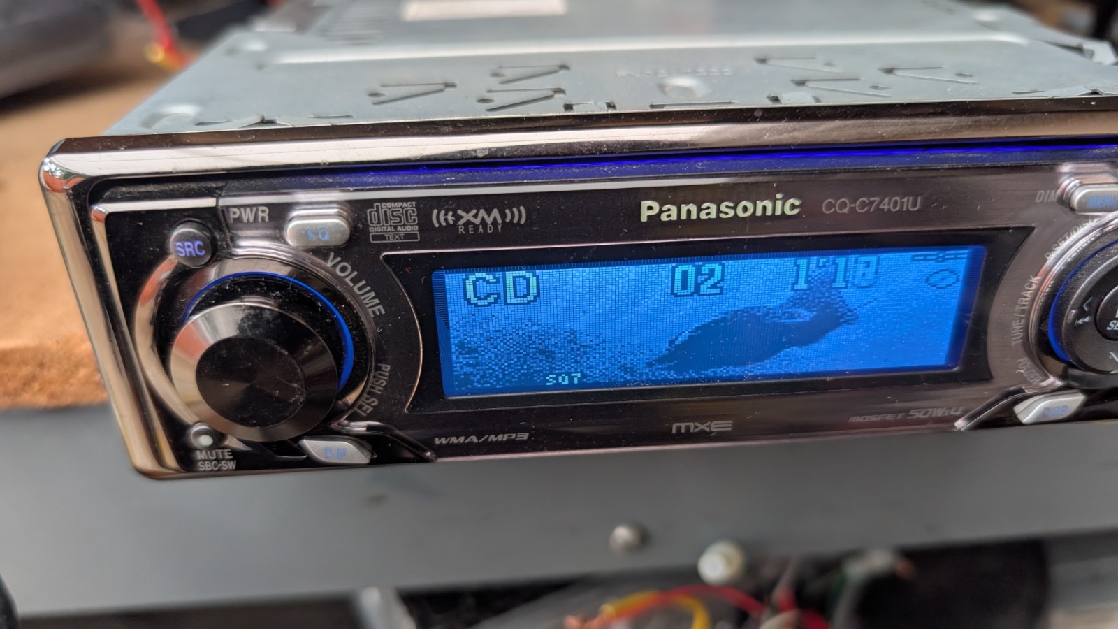 Panasonic CQ-C7401U Car Stereo Used With Bluetooth Auxiliary 🐠🐟