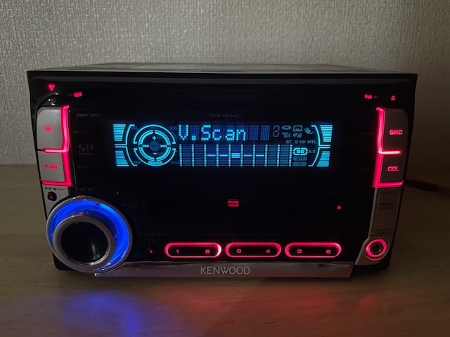 KENWOOD DPX-50MD 2Din Car Audio CD MD MDLP MP3 AUX Player Operation Confirmed