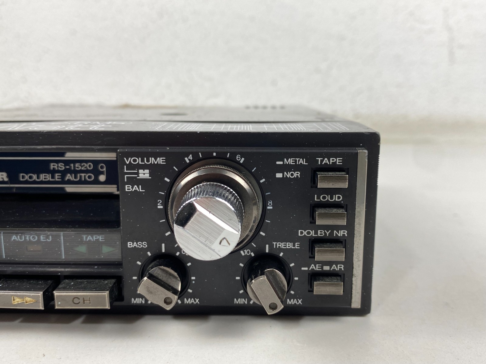 1980s Vintage Gold star RS-1520 Stereo Car Radio Cassette Japan