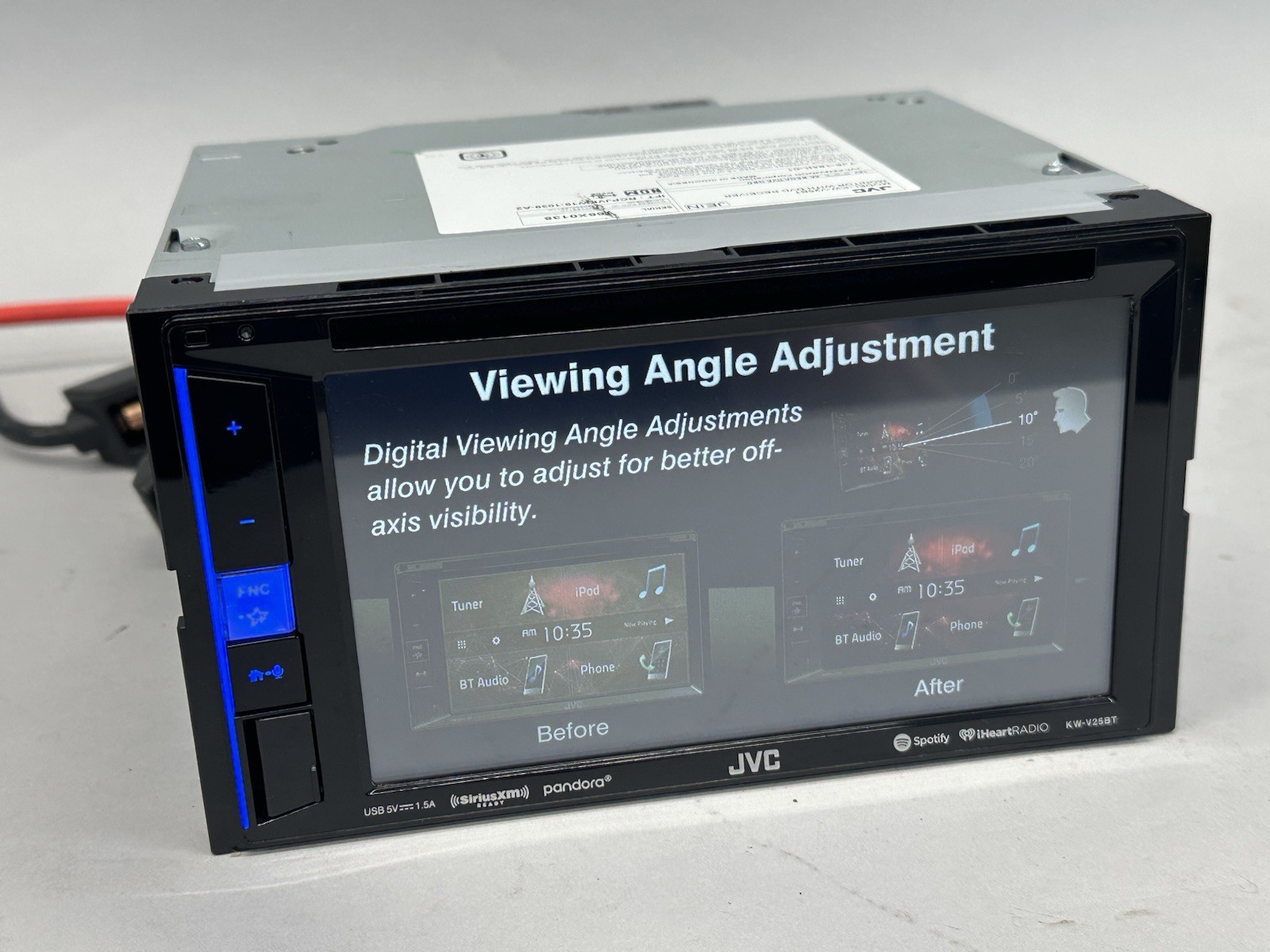 JVC KW-V25BT Double Din 6.2″ Multi-Media Radio Receiver