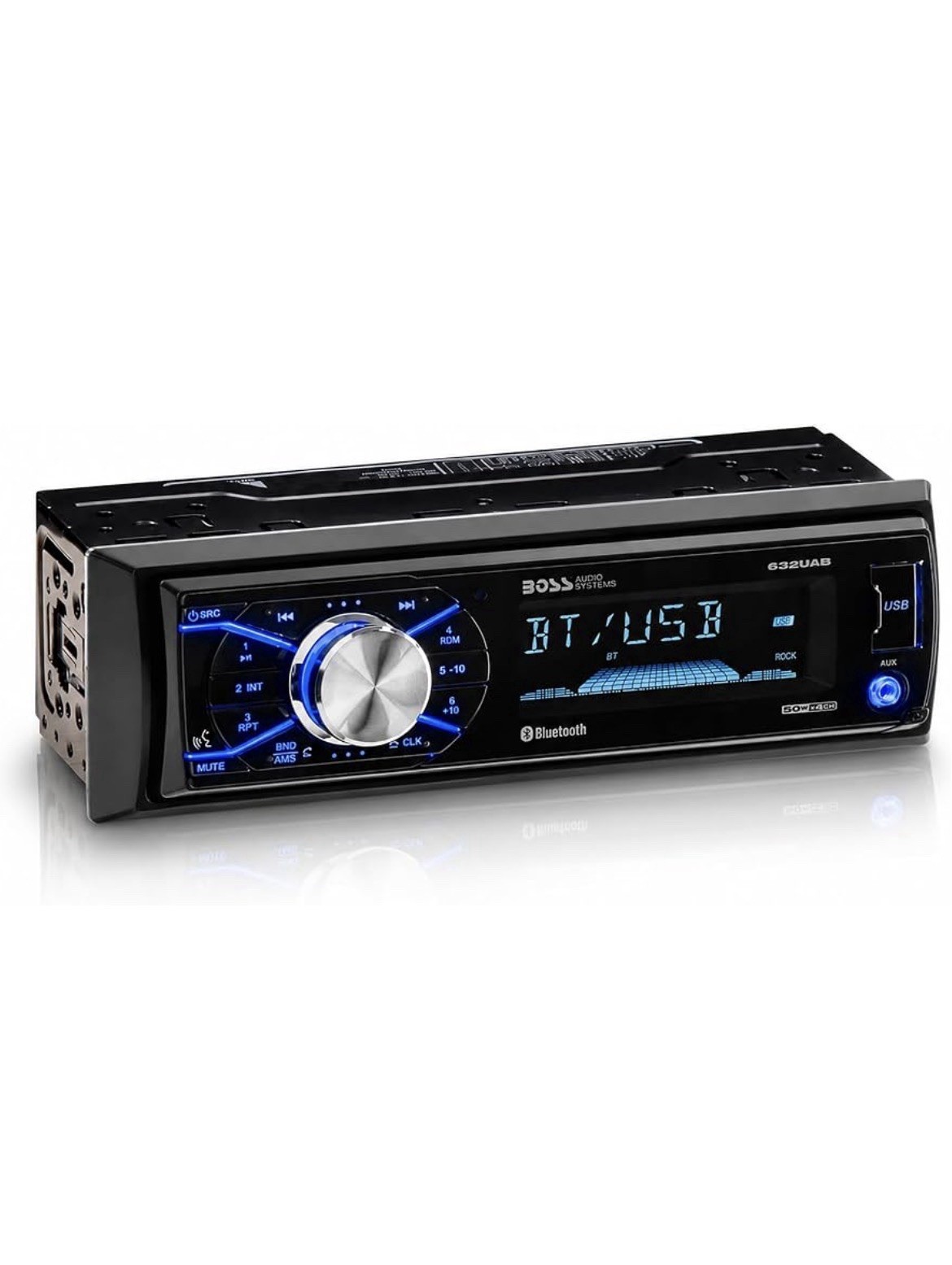 Boss Audio 632UAB Single DIN Car Stereo with Bluetooth USB AUX