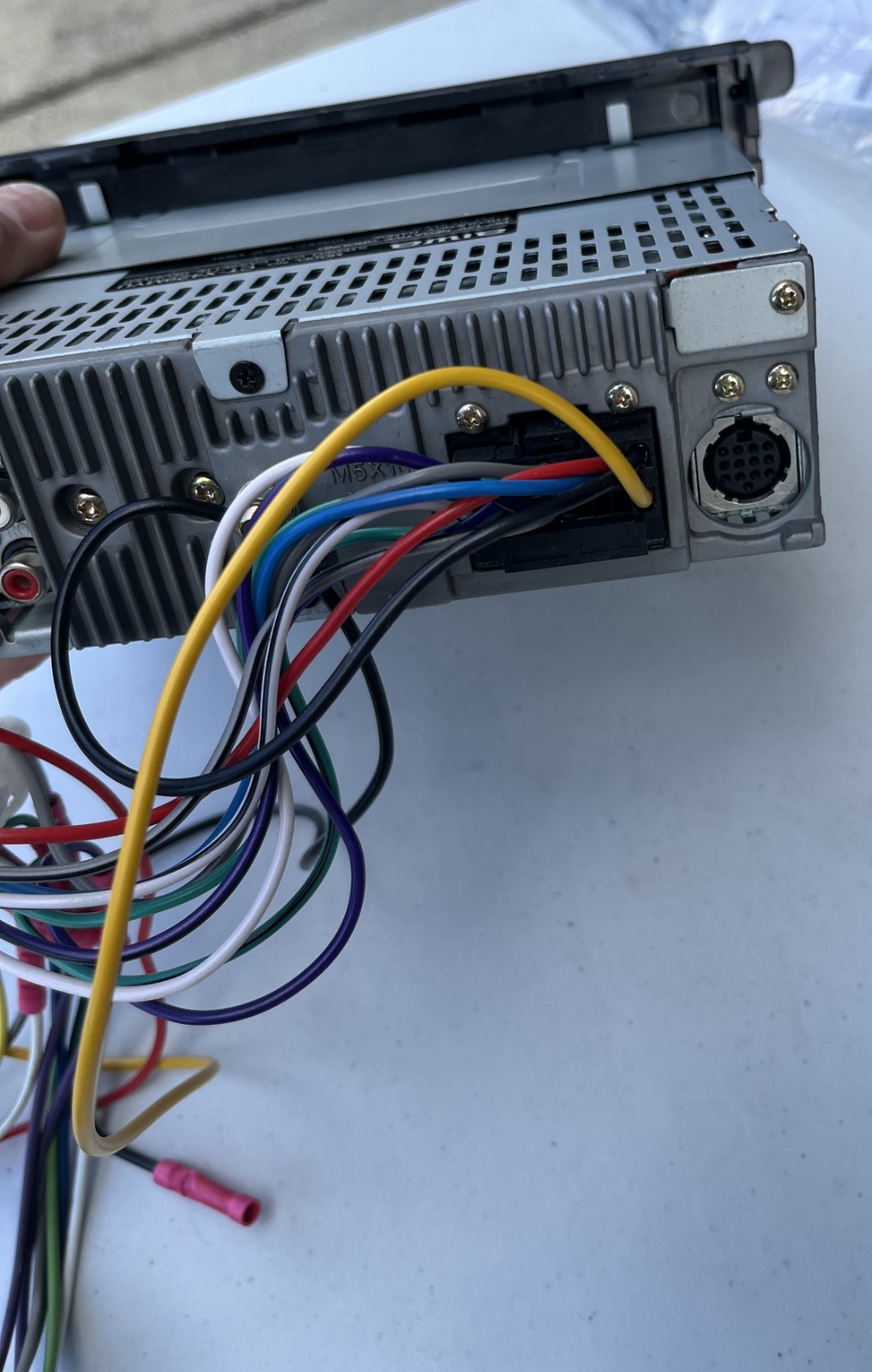 Aiwa Car Stereo/Cassette Player; Mopar & Other Mtg Brackets; Detachable Face