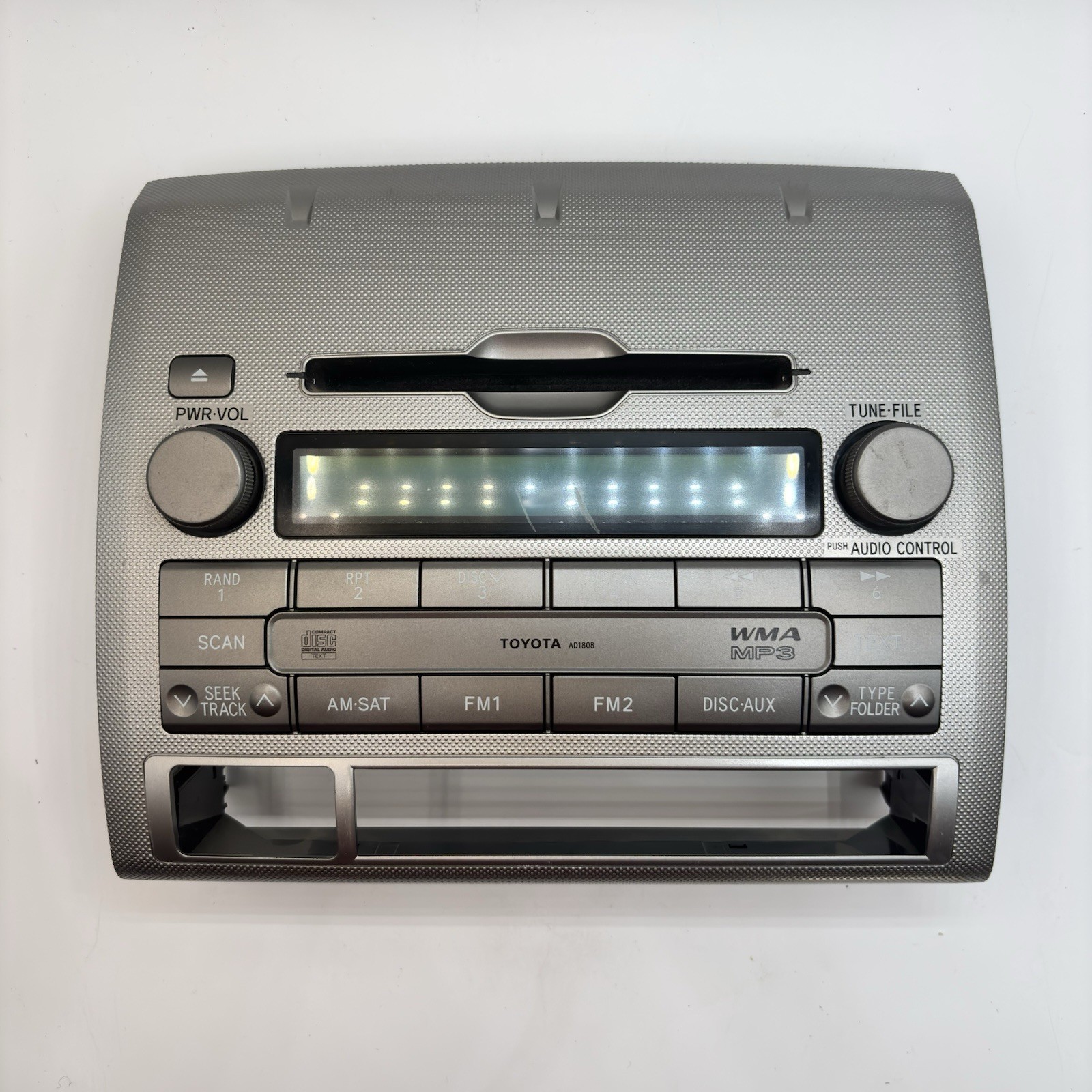 2009 -2012 Toyota Tacoma 1808 Radio Audio Face Plate 86120-04170