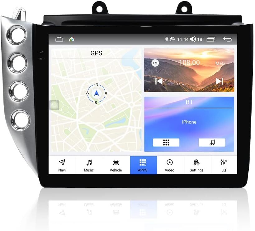 For Maserati Gt Granturismo 2007-2017 Car 10″ Gps Navi Radio Carplay Player 2din