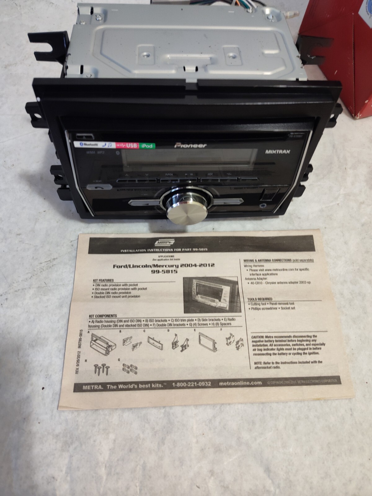 Pioneer FH-X700BT Bluetooth CD Player Android iPhone Pandora AM FM USB Aux