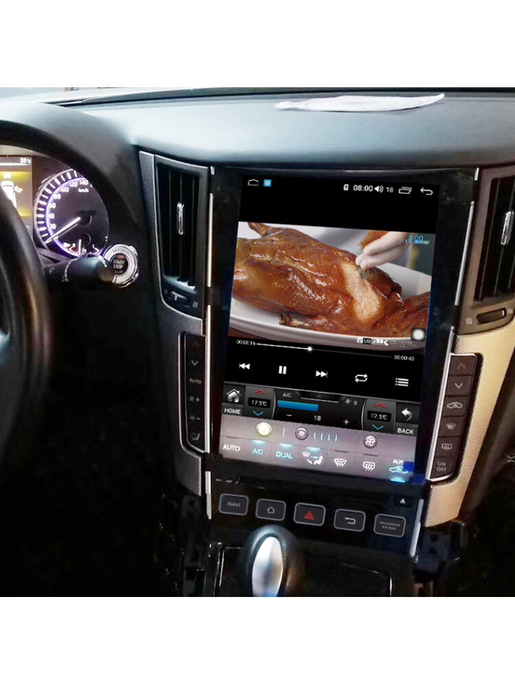 Tesla Style Car Radio GPS Navigation CarPlay For Infiniti Q50 Q60 2013-2023 32GB