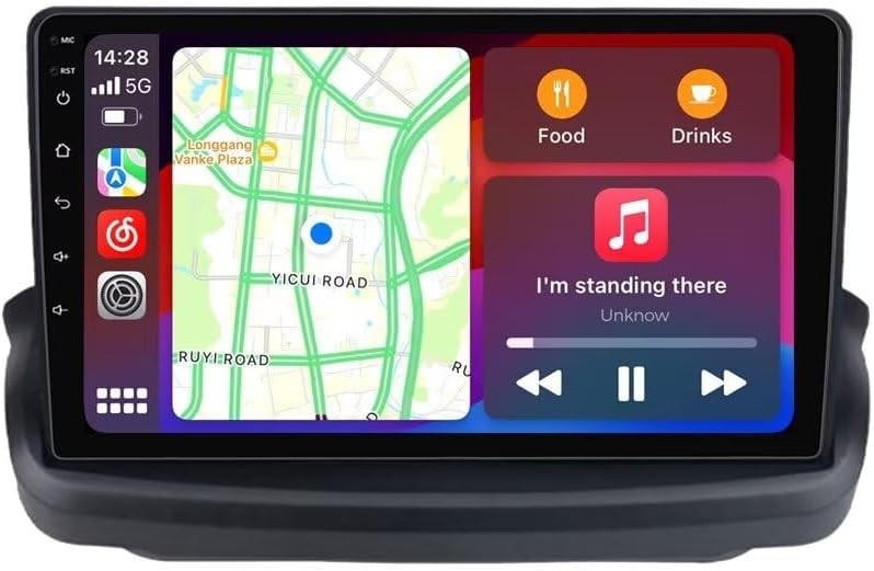 9″ For 2009-12 Hyundai Genesis Coupe Carplay 2+32GB Radio Stereo GPS Nav Wifi FM