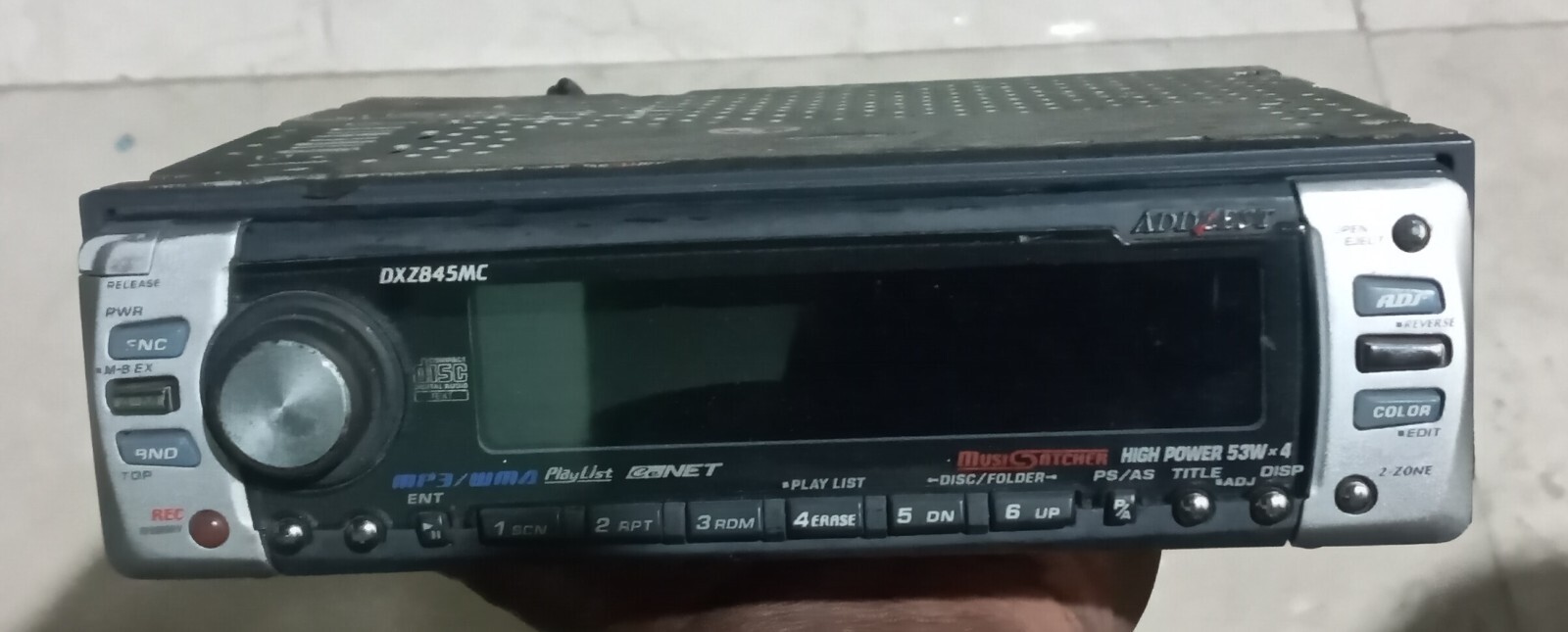 Clarion Addzest DXZ845MC Car Radio CD Receiver classic old school rare JDM