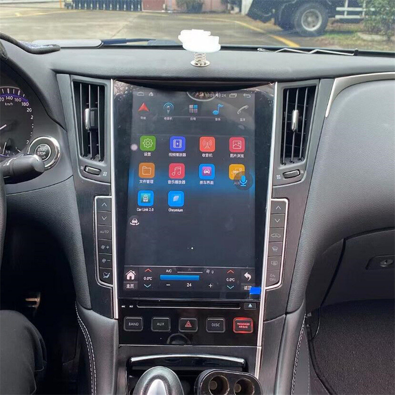 Tesla Style Car Radio GPS Navigation CarPlay For Infiniti Q50 Q60 2013-2023 32GB
